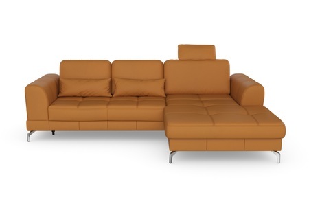 sit&more Ecksofa »Bendigo V«, inklusive Sitztiefenverstellung, Bodenfreiheit 12 cm, wahlweise in 2 unterschiedlichen Fussfarben
