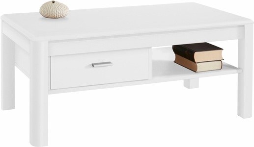 Pro-Line, PRO Line Couchtisch, mit Schublade und Ablageboden, PRO Line Couchtisch, aus Holz, Gestell mit Schublade, Ablageboden, rechteckig