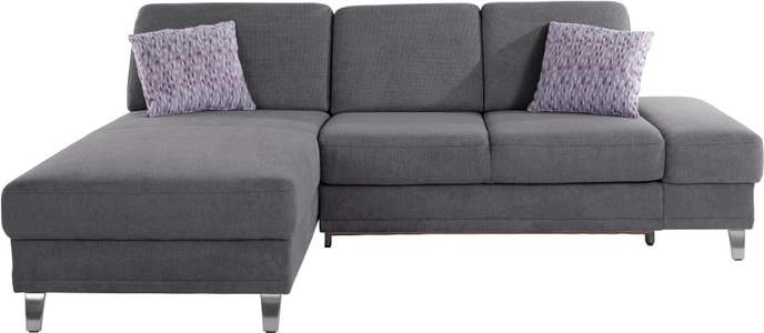 sit&more Ecksofa »Clio V«, wahlweise mit Bettfunktion oder Vorziehsitz und Bettkasten, Inklusive Federkern