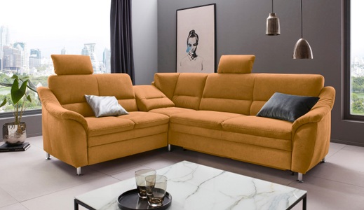 PLACES OF STYLE, Places of Style Ecksofa »Cardoso«, Federkern, wahlweise mit Bett, Schubkasten, teilweise Relaxfunktion, Places of Style Ecksofa »Cardoso L-Form«, Federkern, wahlweise mit Bett, Schubkasten, teilweise Relaxfunktion