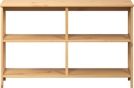 INTER-FURN, INTER-FURN Ablageregal »Arona«, (1 St.), Standregal aus Massivholz, Kiefer gewachst, B/H/T: 100 / 63 / 35 cm, 