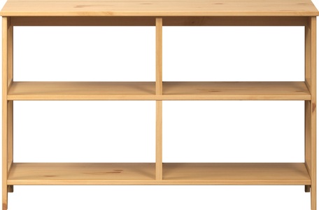 INTER-FURN, INTER-FURN Ablageregal »Arona«, (1 St.), Standregal aus Massivholz, Kiefer gewachst, B/H/T: 100 / 63 / 35 cm, 