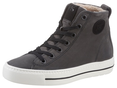Paul Green, Sneaker 5079 Damen Taubengrau 37.5, Paul Green Plateausneaker, mit seitlichem Logo-Patch