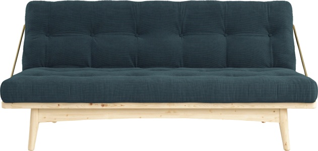 Karup Design, Karup Design Schlafsofa FOLK Cord Gestell und Stofffarbe auswählbar, Karup Design Schlafsofa »Folk«, aus massiven Kiefernholz, inkl. Futonmatratze