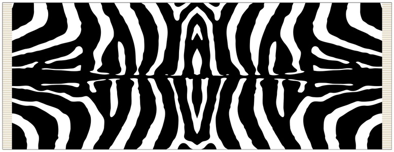 MySpotti, MySpotti Vinylteppich »Buddy Rosalie G«, rechteckig, 0,5 mm Höhe, statisch haftend, Zebra, MySpotti Vinylteppich »Buddy Rosalie G«, rechteckig, 0,5 mm Höhe, statisch haftend, Zebra