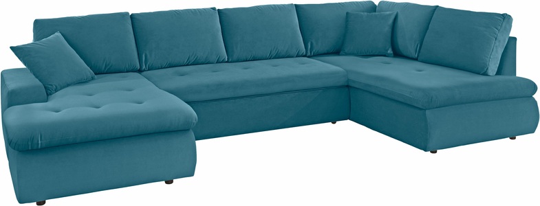 TRENDMANUFAKTUR, TRENDMANUFAKTUR Wohnlandschaft, wahlweise mit Bettfunktion, TRENDMANUFAKTUR Wohnlandschaft »Indie II, tolle Detailverarbeitung, bequem und komfortabel im Sitz«, wahlweise mit Bettfunktion, U-Form