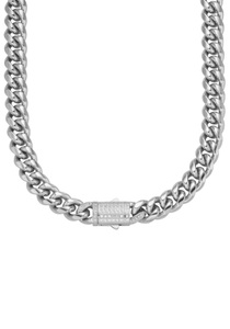FIRETTI, Firetti Panzerkette »ca. 12 mm breit«, mit Zirkonia (synth.), 