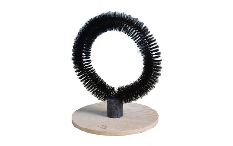 Ebi, Ebi D&D Massagebürste Mila, Schwarz Katzenbürste, EBI Fellkamm »Mila, Schwarz«, Holzart: Birke