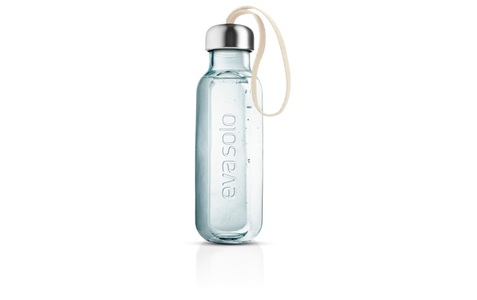 Eva Solo, Recycled Trinkflasche / 0,5 L - Recycling-Glas - Eva Solo transparent en glas, Eva Solo Trinkflasche »Recycled 0.5l«