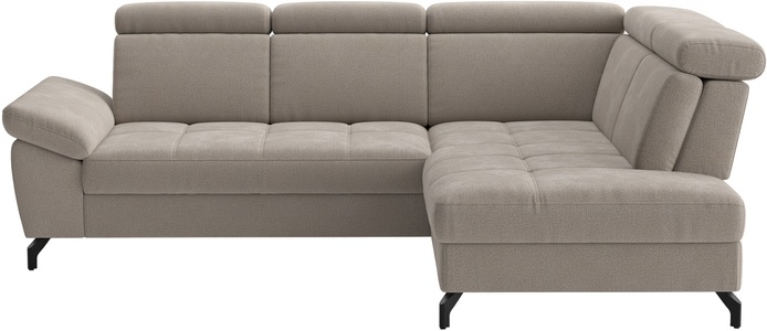 Sit & More, sit&more Ecksofa "Vanity" Inkl.Sitz-,Kopf-und Armteilverstellung