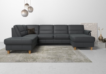 Home affaire Wohnlandschaft »Palmera«, Federkern, wahlweise mit Bettfunktion und mit/ohne Stauraum