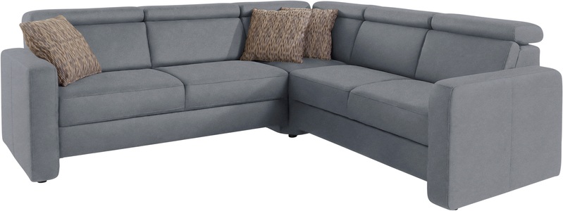 sit&more Ecksofa »Bologna«, inklusive Kopfteilverstellung und Federkern, wahlweise mit Bettfunktion und Schubkasten