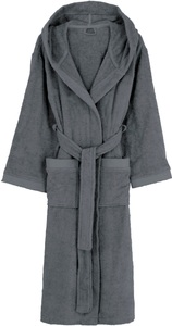 LEONIQUE, Leonique Unisex-Bademantel »»Tailles««, (1 St.), langer Bademantel für Damen und Herren, 100% Baumwolle, XS-3XL, my home Unisex-Bademantel »Tailles, ideal für Sauna & Spa, Hotelbademantel, Morgenmantel«, (1 St.), langer Bademantel für Damen und Herren, 100% Baumwolle, XS-3XL
