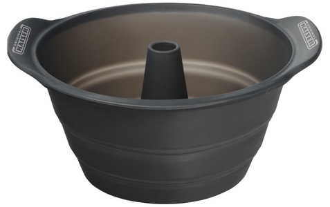 Kaiser, Kaiser Bundform CrispFlex 24 cm, Schwarz, Kaiser Backform »CrispFlex«, (1 St.)