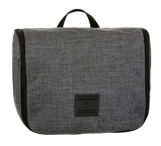 Strellson, Strellson Kosmetiktasche »northwood 2.0 washbag lhz«, mit Kleiderhaken zum Aufhängen, Northwood 2.0 - Benny Washbag lhz, Grau