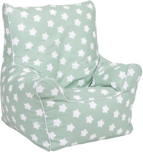 Knorrtoys, Knorrtoys® Sitzsack »Junior, Green White Stars«, für Kinder; Made in Europe, 