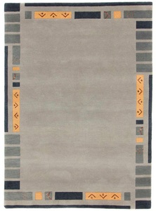 carpetfine, carpetfine Wollteppich »Nepal Jaipur«, rechteckig, 20 mm Höhe, reine Wolle, handgeknüpft, Wohnzimmer, carpetfine Wollteppich »Nepal Jaipur«, rechteckig, 20 mm Höhe, reine Wolle, handgeknüpft, Wohnzimmer