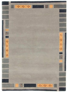 carpetfine, carpetfine Wollteppich »Nepal Jaipur«, rechteckig, 20 mm Höhe, reine Wolle, handgeknüpft, Wohnzimmer, carpetfine Wollteppich »Nepal Jaipur«, rechteckig, 20 mm Höhe, reine Wolle, handgeknüpft, Wohnzimmer