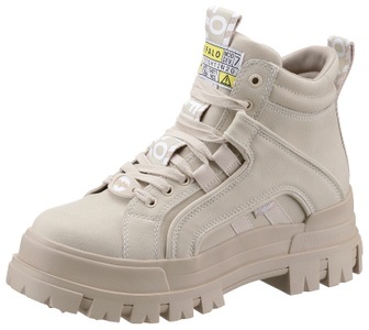 Buffalo, Buffalo Aspha NC Damen Schnürboot Beige, 