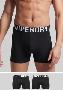SUPERDRY, Superdry Boxer »BOXER DUAL LOGO DOUBLE PACK«, (Packung, 2 St., 2er-Pack), 