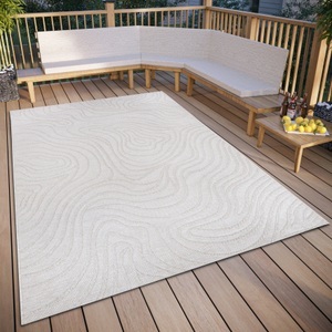 ELLE DECORATION, ELLE DECORATION Teppich »Calé«, rechteckig, In und Outdoor, Flachgewebe, wetterfest, pflegeleicht, robust, ELLE DECORATION Teppich »Calé«, rechteckig, 4 mm Höhe, In und Outdoor, Flachgewebe, wetterfest, pflegeleicht, robust