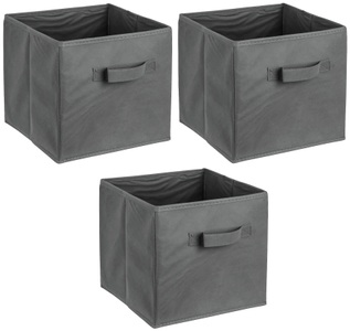 ADOB, ADOB Set: Aufbewahrungsbox »Faltboxen«, 3er Set, ADOB Aufbewahrungsbox »Faltboxen«, (Set, 3 St.), Inklusive Haltegriff