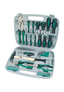 BRÜDER MANNESMANN, Brüder Mannesmann M29057 Werkzeugkoffer bestückt 57teilig, 
