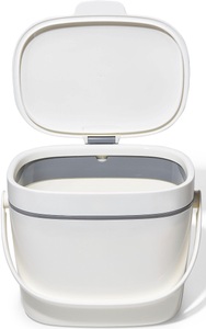 OXO, OXO - Kompost-Eimer - Weiss, OXO Good Grips Biomülleimer, 1 Behälter, Komposteimer, geruchsdicht, 6,6 Liter