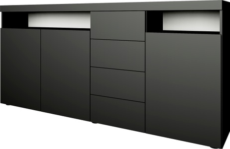 borchardt Möbel, borchardt Möbel Highboard »Kapstadt«, Breite 200 cm, borchardt Möbel Highboard »Kapstadt«, Breite 200 cm