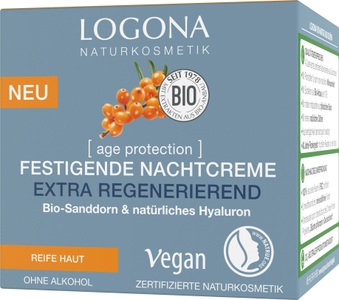 Logona, Logona Age Protection Logona Age Protection Festigende Nachtcreme extra regenerierend gesichtscreme 50.0 ml, LOGONA Nachtcreme »Age Protection 50«