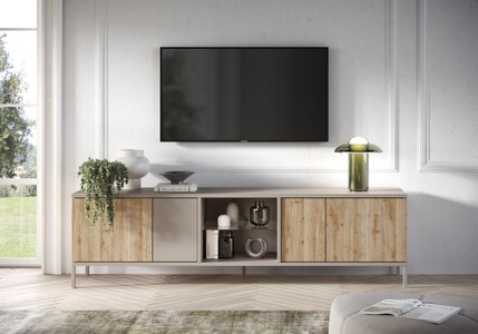 INOSIGN, INOSIGN Lowboard »Gent Breite 210 cm, TV-Board mit 4 Türen u. 2 offenen Fächern«, TV-Möbel, TV-Kommode, TV-Schrank, Push-to-open Funktion, INOSIGN Lowboard »Gent Breite 210 cm, TV-Board mit 4 Türen u. 2 offenen Fächern«, TV-Möbel, TV-Kommode, TV-Schrank, Push-to-open Funktion
