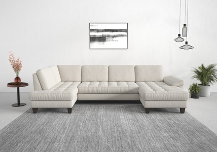 SIT&MORE, sit&more Wohnlandschaft, wahlweise mit Bettfunktion, Bettkasten, Sitztiefenverstellung, sit&more Wohnlandschaft »Westham U-Form«, wahlweise mit Bettfunktion, Bettkasten, Sitztiefenverstellung