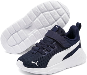 Puma, Puma Klett-Sportschuhe ANZARUN LITE AC INF in navy/weiß in Gr. 27, PUMA Sneaker »ANZARUN LITE AC INF« für Kinder