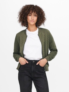 ONLY, ONLY Sweatjacke "ONLJOYCE L/S BOMBER SWT NOOS" Polyester, regular fit