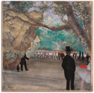 Artland, Artland Wandbild »Der Vorhang. Um 1880«, Tanz, (1 St.), in vielen Grössen & Produktarten - Alubild / Outdoorbild für den Aussenbereich, Leinwandbild, Poster, Wandaufkleber / Wandtattoo auch für Badezimmer geeignet, Artland Wandbild »Der Vorhang. Um 1880«, Tanz, (1 St.), als Alubild, Leinwandbild, Wandaufkleber oder Poster in versch. Grössen