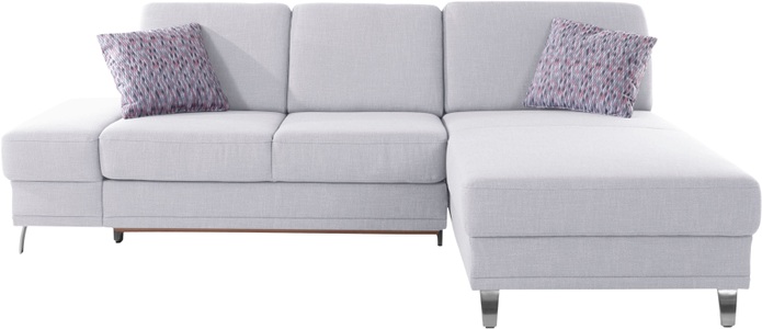 sit&more Ecksofa »Clio V«, wahlweise mit Bettfunktion oder Vorziehsitz und Bettkasten, Inklusive Federkern