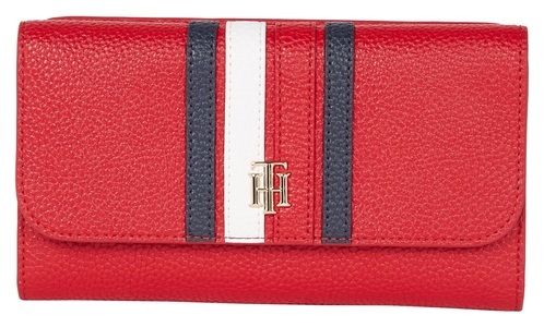 Tommy Hilfiger, Tommy Hilfiger Geldbörse »TH ELEMENT LARGE FLAP CORP«, mit viel Stauraum, 