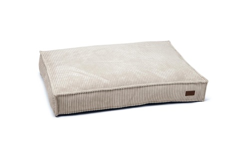 Designed by Lotte, Designed by Lotte Hundekissen Gerippt 100x70x15 cm Hellgrau, Designed by Lotte Liegekissen Ribbed, hellgrau - ca. L 100 x B 70 x H 15 cm