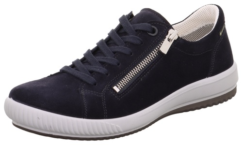 Legero, Legero Sneaker »TANARO 5.0«, in Schuhweite G (weit), Legero Halbschuh für Damen aus Veloursleder marine