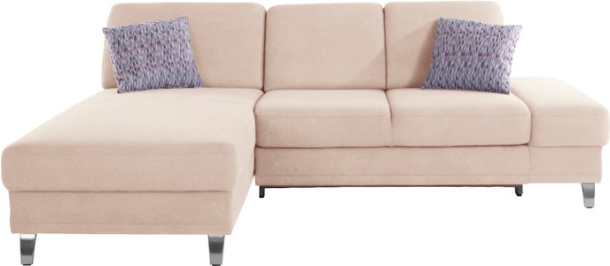 sit&more Ecksofa »Clio V«, wahlweise mit Bettfunktion oder Vorziehsitz und Bettkasten, Inklusive Federkern