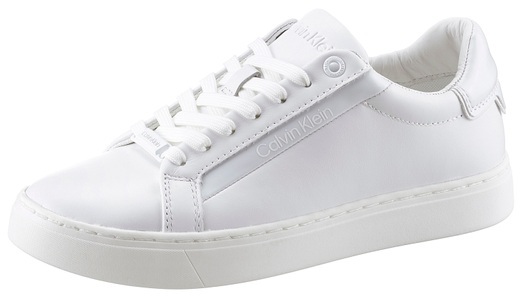 Calvin Klein, Calvin Klein Plateausneaker »LOGO CUPSOLE LACE UP«, mit vielen Logoschriftzügen, 