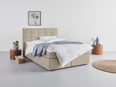 INOSIGN Boxbett »Ovalo«, wahlweise mit Bettkasten, in H2, H3 & H4 erhältilich
