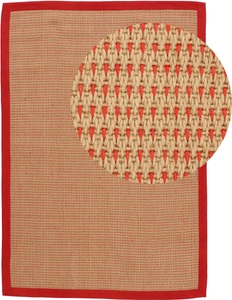 carpetfine, carpetfine Teppich »Sisal Sofia«, rechteckig, 5 mm Höhe, Wendeteppich aus 100% Jute, Wohnzimmer, 