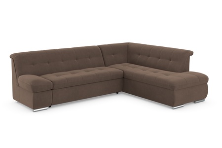 DOMO collection, DOMO collection Ecksofa »Mona«, wahlweise mit Bett- und Armlehnfunktion, DOMO collection Ecksofa »Mona L-Form bequem und komfortabel, Breite 271cm, L-Form« wahlweise mit Bett- und Armlehnfunktion