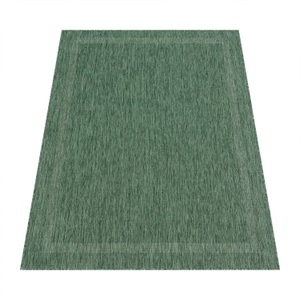 Paco Home Teppich »Roma 272«, rechteckig, Flachgewebe, meliert, mit dezenter Bordüre, In- und Outdoor geeignet
