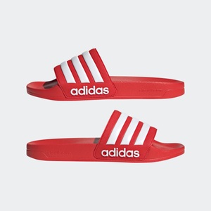 adidas, adidas Adilette Shower Slides Herren rot 2022 UK 8 | EU 42 Badeschuhe & Sandalen, Adidas Adilette Damen und Herren rot-weiss