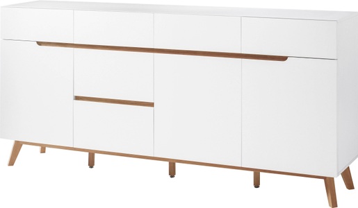 Mca furniture, Mca Furniture - Sideboard - Weiss und Braun, MCA furniture Sideboard »Cervo«, Breite ca. 193 cm