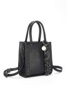 VIVANCE, Vivance Handtasche, mit Nietendetails, Schultertasche, Minibag, Henkeltasche VEGAN, Vivance Handtasche, mit Nietendetails, Schultertasche, Minibag, Henkeltasche VEGAN