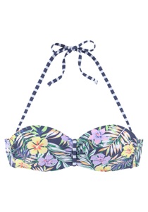 Venice Beach, Venice Beach Bandeau-Bikini-Top »Summer«, mit geraffter Mitte, Venice Beach Bandeau-Bikini-Top »Summer«, mit geraffter Mitte