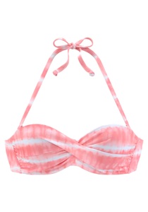 S.Oliver, s.Oliver Bügel-Bikini-Top »Enja«, mit Batikdruck und Wickeloptik, s.Oliver Bügel-Bikini-Top »Enja«, mit Batikdruck und Wickeloptik
